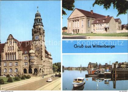 72529895 Wittenberge Prignitz Rathaus Kulturhaus Hafen Wittenberge