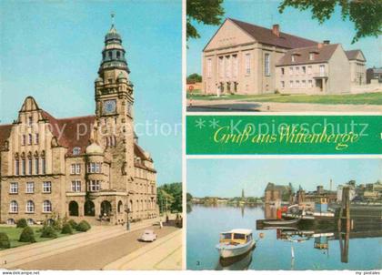 72658179 Wittenberge Prignitz Hafen Rathaus Kulturhaus Wittenberge