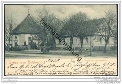 Gruss aus Berlin - Zehlendorf - Kirche und Amtsgebäude