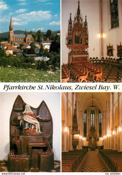 73022749 Zwiesel Niederbayern Pfarrkirche Sankt Nikolaus Zwiesel Niederbayern