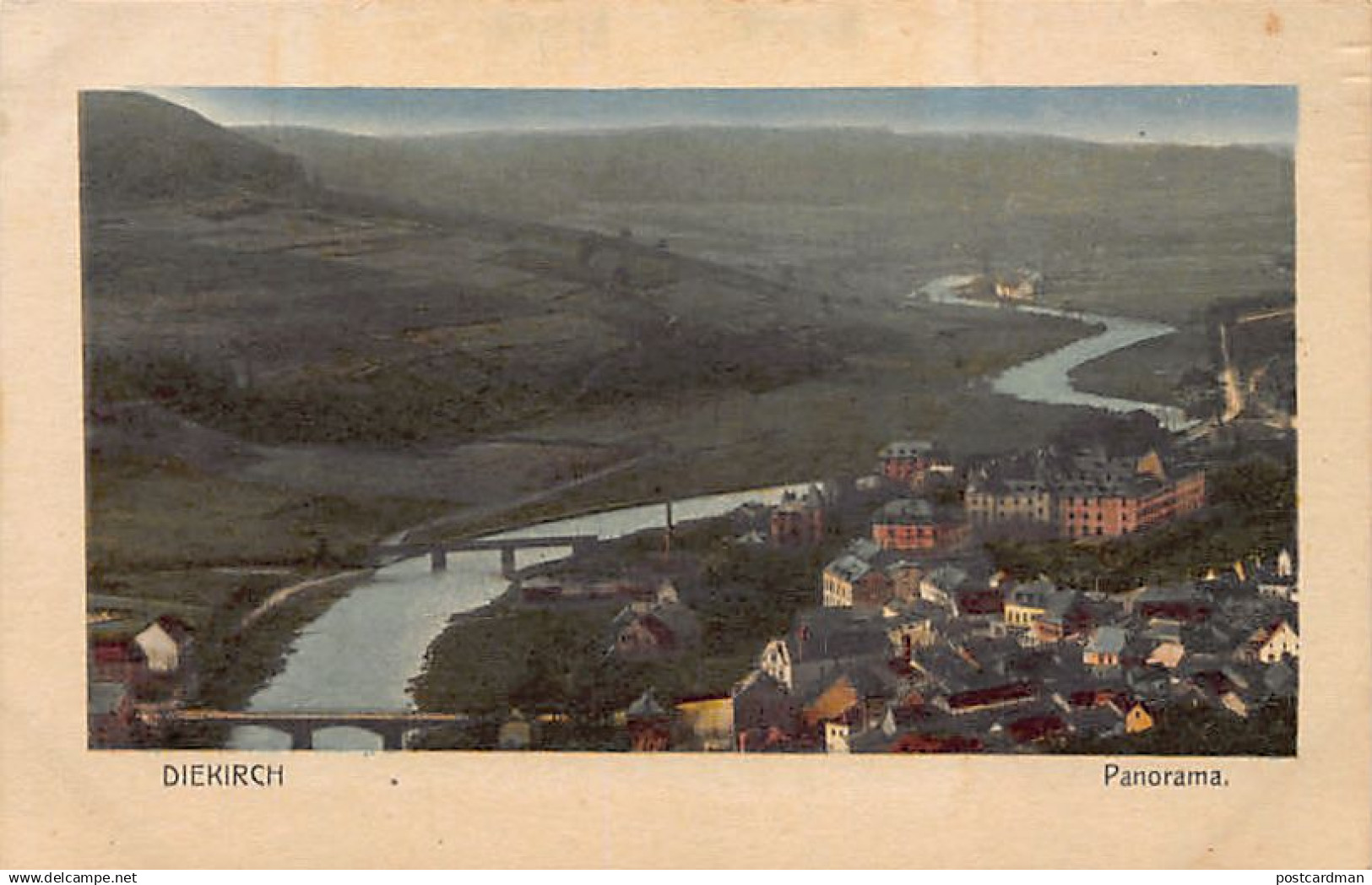 DIEKIRCH - Panorama - La rivière - Ed. P. Houstrass