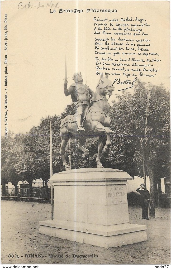 Dinan - Statue de Duguesclin