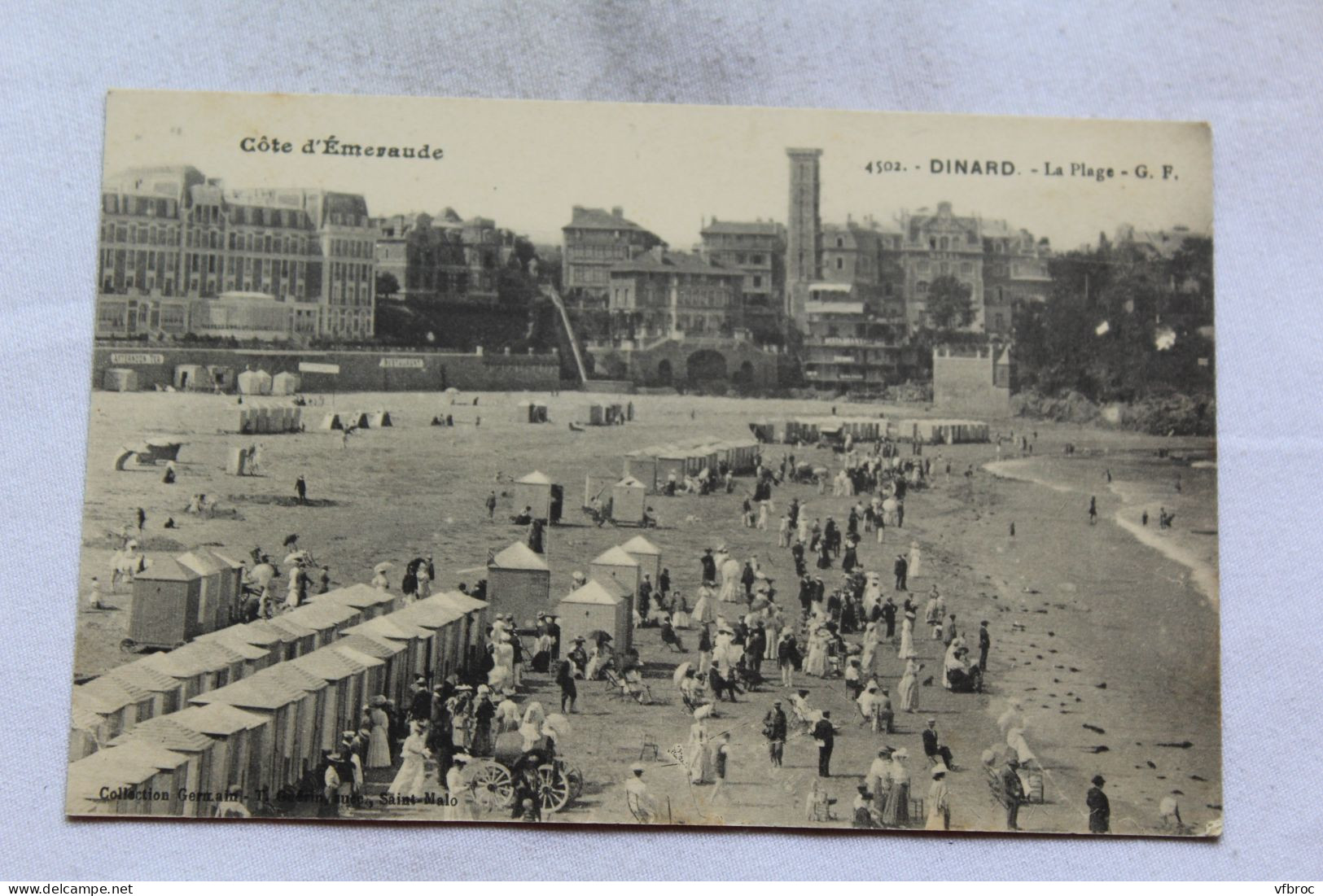 Dinard, la plage, Ille et Vilaine 35