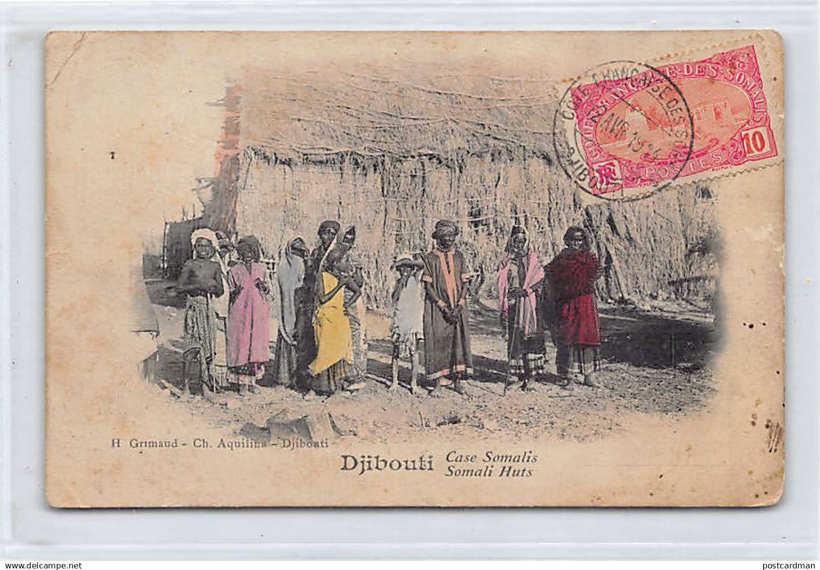 DJIBOUTI - Case Somalie - Ed. H. Grimaud - Ch. Aquilina