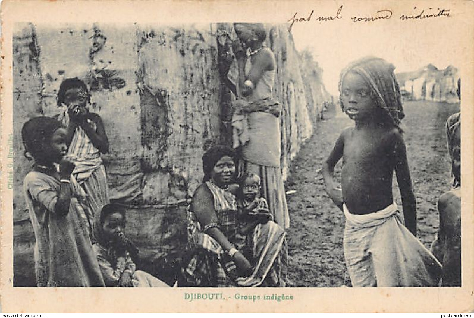 Djibouti - Groupe indigène - Enfants - Ed. G. Brouillet