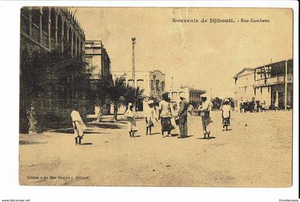 CPA - Cartes Postale - Djibouti -Djibouti - Rue Gambetta -  S1748