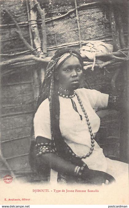 Djibouti - Type de jeune fille somalie - Ed. K. Arabiantz