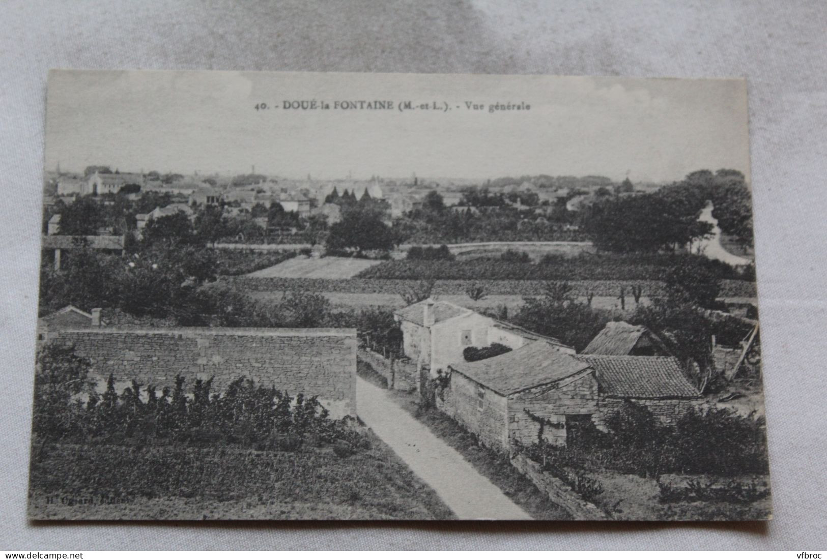 Doué la Fontaine, vue générale, Maine et Loire 49