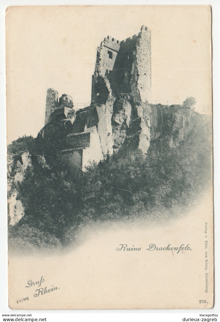 Drachenfels old postcard unused b170810