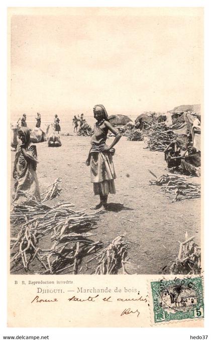 Djibouti - Marchande de Bois