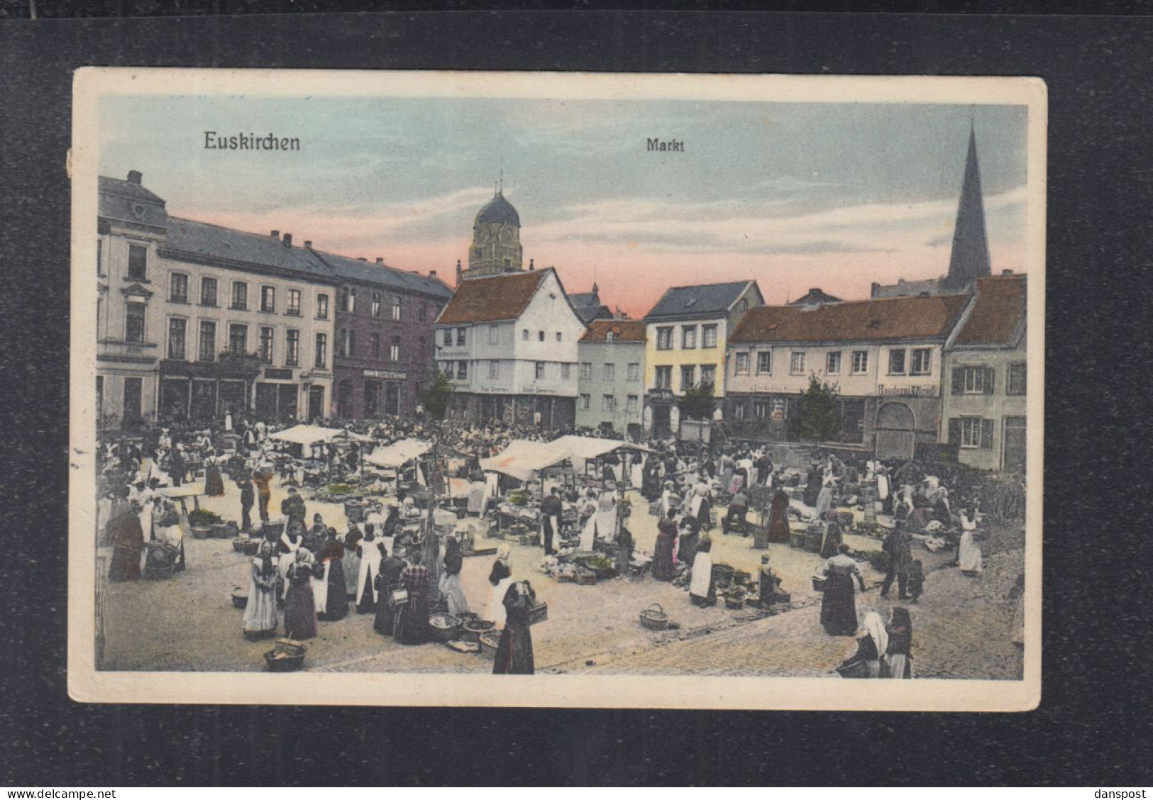 Dt. Reich AK Euskirchen Markt 1912