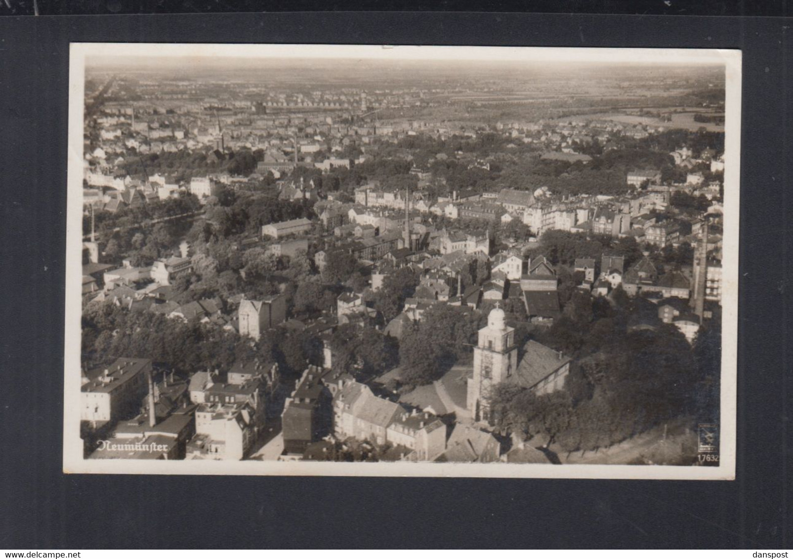 Dt. Reich AK Neumünster Panorama 1941