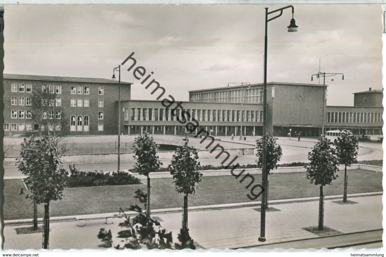 Duisburg - Bahnhof - Foto-Ansichtskarte - Verlag Wilhelm Schmitz Duisburg