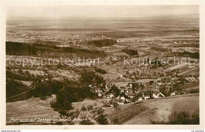 43497938 Achern Baden Fliegeraufnahme mit Sachbachwalden Achern Baden