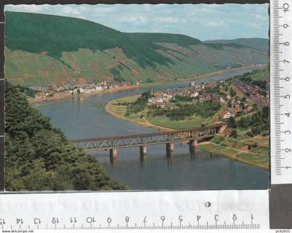 Alf-Bullay an der Mosel Blick von der Marienburg gelaufen 1966 ( AK 1570 )