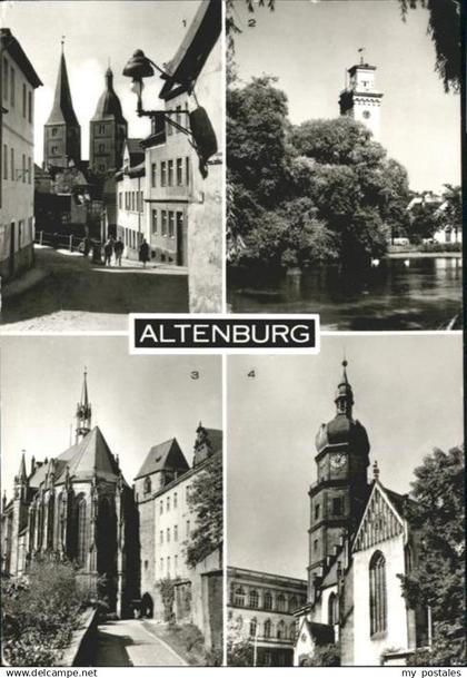 70925346 Altenburg Thueringen Altenburg Rote Spitzen Teich Schloss Kirche Bartho