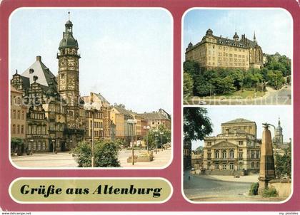 73070329 Altenburg Thueringen Rathaus Schloss Theater Altenburg Thueringen