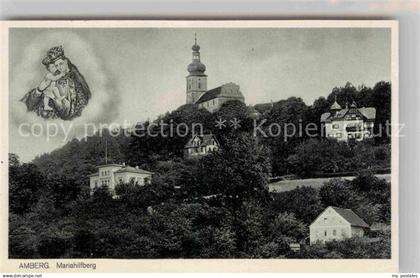 42808435 Amberg Oberpfalz Mariahilfberg Kirche  Amberg