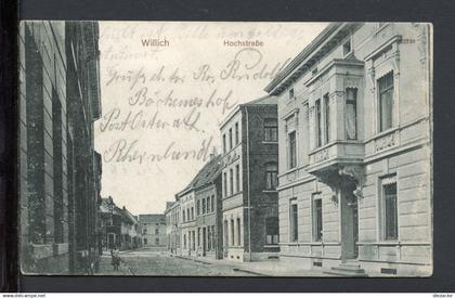 AK Willich Kr. Viersen 1914 Hochstrasse (PK0617