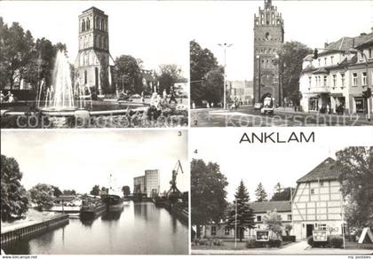 71980999 Anklam Nicolaikirche Steintor Hafen Theater