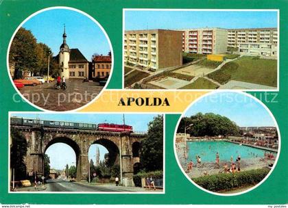 72616773 Apolda Markt Neubaugebiet Viadukt Freibad Apolda