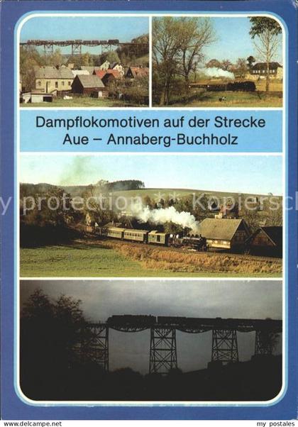 72050983 Aue Erzgebirge Dampflokomotioven Aue