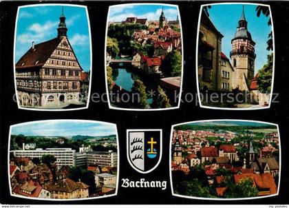 73197779 Backnang Rathaus Stadtturm Telefunken-Werke  Backnang