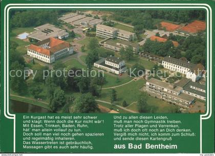 72580653 Bentheim Bad Luftaufnahme Kurklinik Bentheim Bad