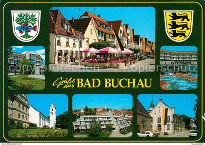 73180547 Bad Buchau Federsee Stadtansichten Schwimmbad Wappen Bad Buchau Federse