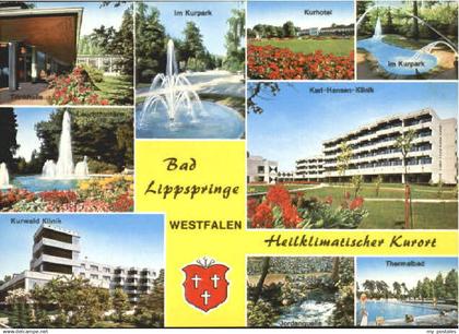 70115221 Bad Lippspringe Bad Lippspringe Trinkhalle Park Hotel Klinik Thermalbad