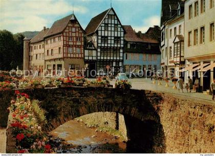 73179465 Bad Muenstereifel Erftbruecke Fachwerkhaeuser Markt Bad Muenstereifel