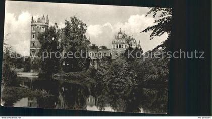 Bad Muskau Oberlausitz Schloss Ruine Schwanenteich