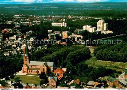 73719057 Bad Segeberg Fliegeraufnahme Teilansicht m. Kirche Bad Segeberg