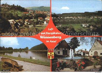 72273057 Wuennenberg Bad Kirche Teich Brunnen