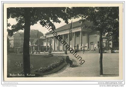 Baden-Baden - Kurhaus - Foto-AK