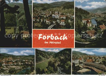 72540628 Forbach Baden Fliegeraufnahme Murgtal Forbach