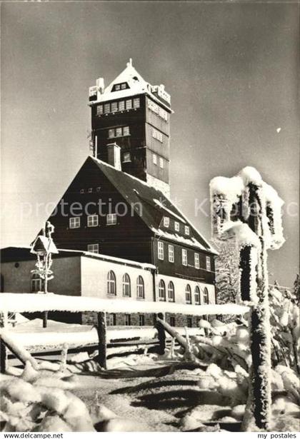 72491667 Baerenstein Annaberg-Buchholz Berghotel auf dem Baerenstein im Winter R