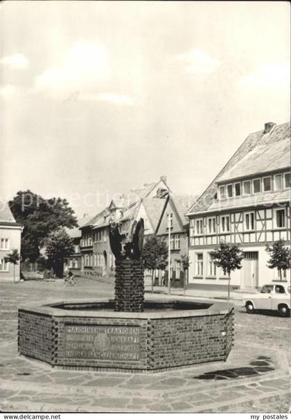 72043146 Barth Markt mit Brunnen Barth