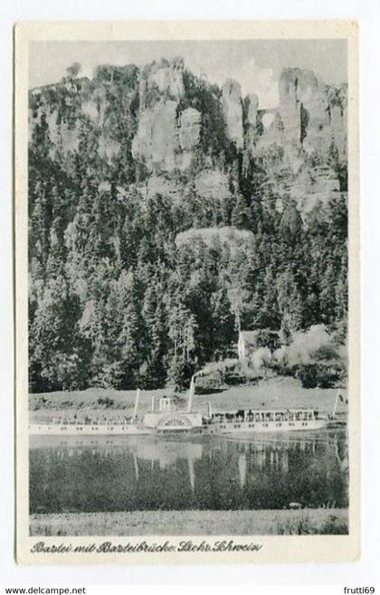 AK 106357 GERMANY - Bastei mit Basteibrücke - Sächs. Schweiz