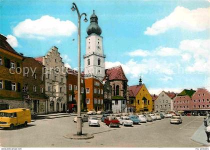 42664979 Cham Oberpfalz Marktplatz Parkplatz Cham