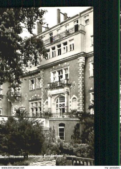 70110339 Wannsee Wannsee Berlin Krankenhaus x 1972