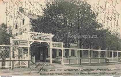 74021535 Ploetzensee BERLIN Restaurant Deutscher Kronprinz