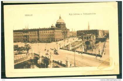 Berlín. - kgl. Schlos u. sCHLOSSBRücke - RO14