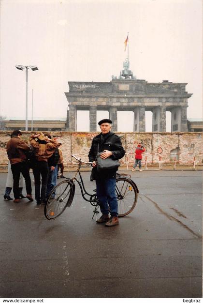 BERLIN    MUR  PORTE DE BRANDEBOURG  CARTE PERSONNALISEE