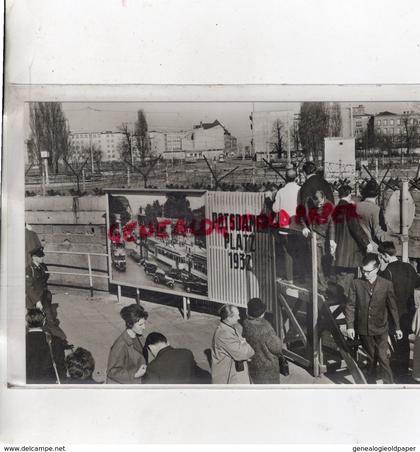 ALLEMAGNE- MUR DE BERLIN- MUR A LA POTSDAMER PLATZ 1932