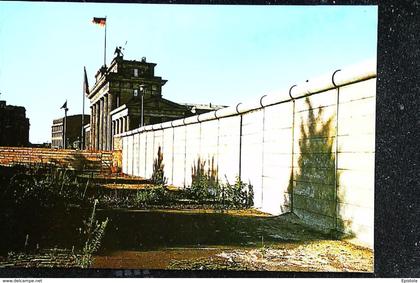 Berlin  Brandenburger  tor und Mauer  Wall  Mur de Berlin