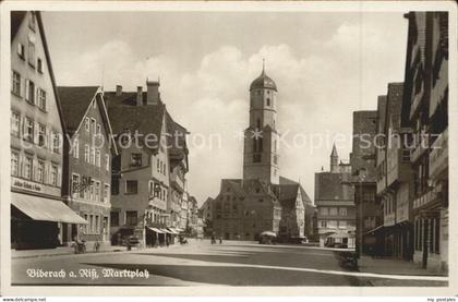 71680802 Biberach Riss Marktplatz Biberach