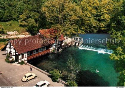 73076963 Blaubeuren Fliegeraufnahme Blautopf Blaubeuren