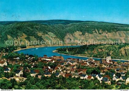 72974894 Boppard Rhein Fliegeraufnahme Rheinpartie Boppard