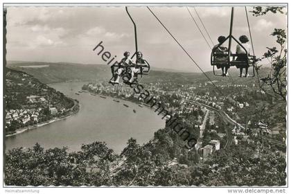 Boppard - Sesselbahn - Foto-Ansichtskarte